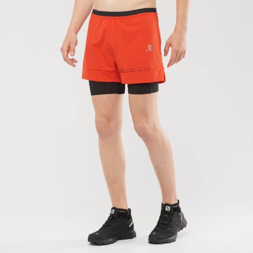 Bermudas Salomon Cross 2in1 Hombre Naranjas | MX YJNM103